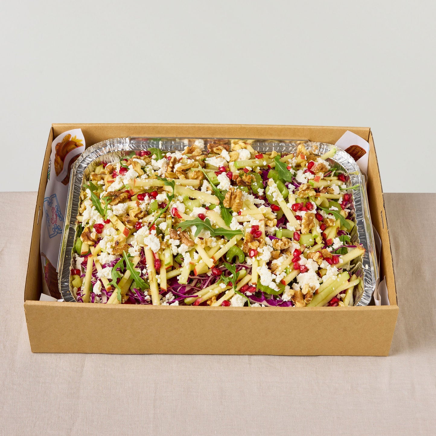 Cabbage, Apple, Celery, Walnut & Feta Salad