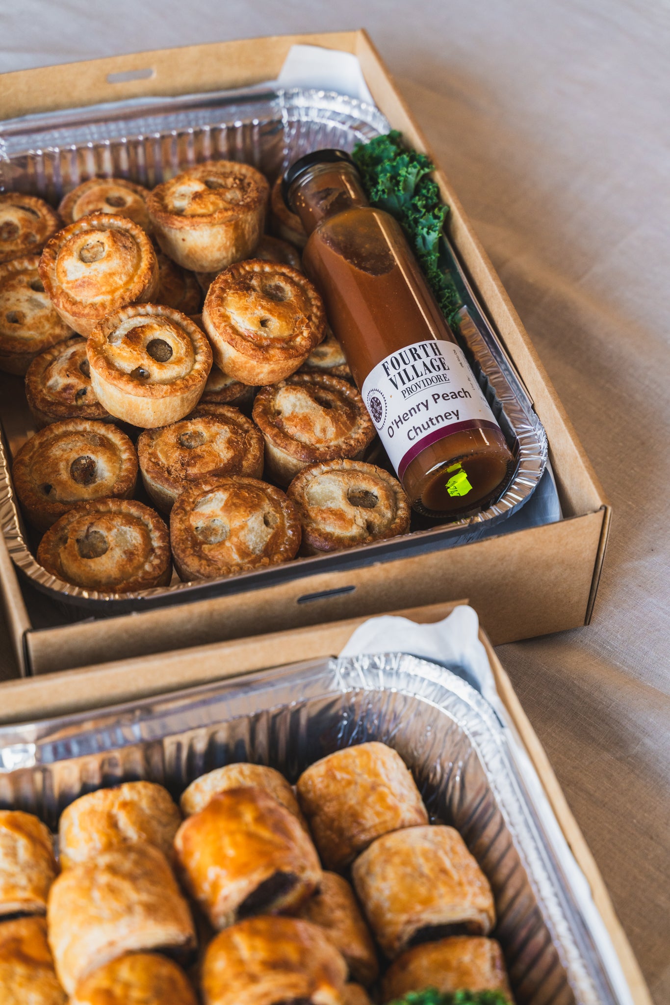 Mini Home Made Pies with House-Made Sauce