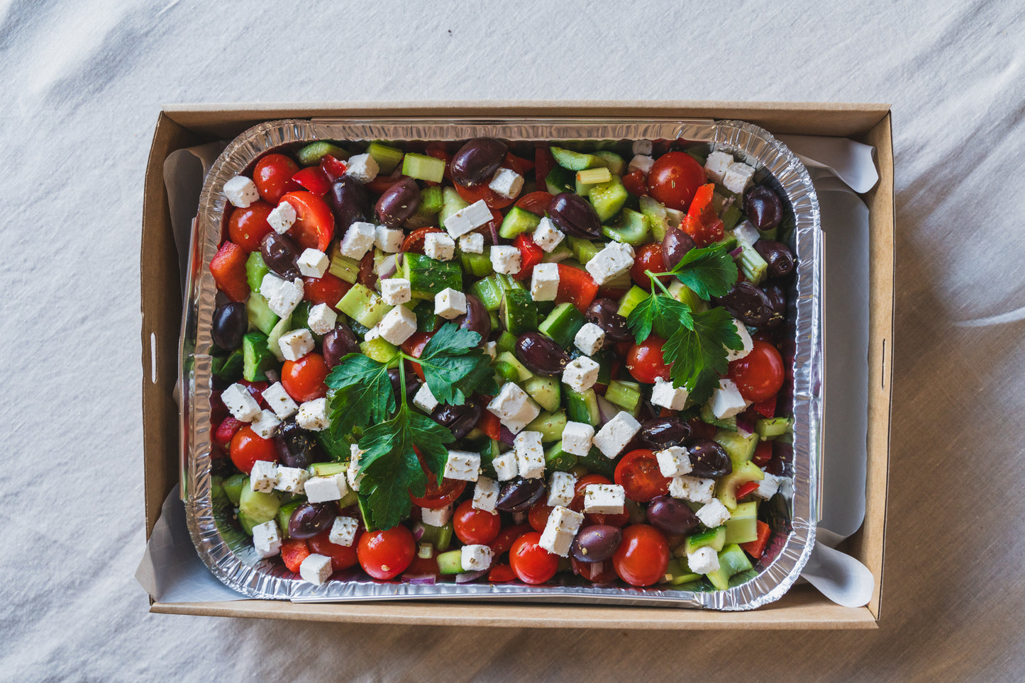 Christmas Greek Salad