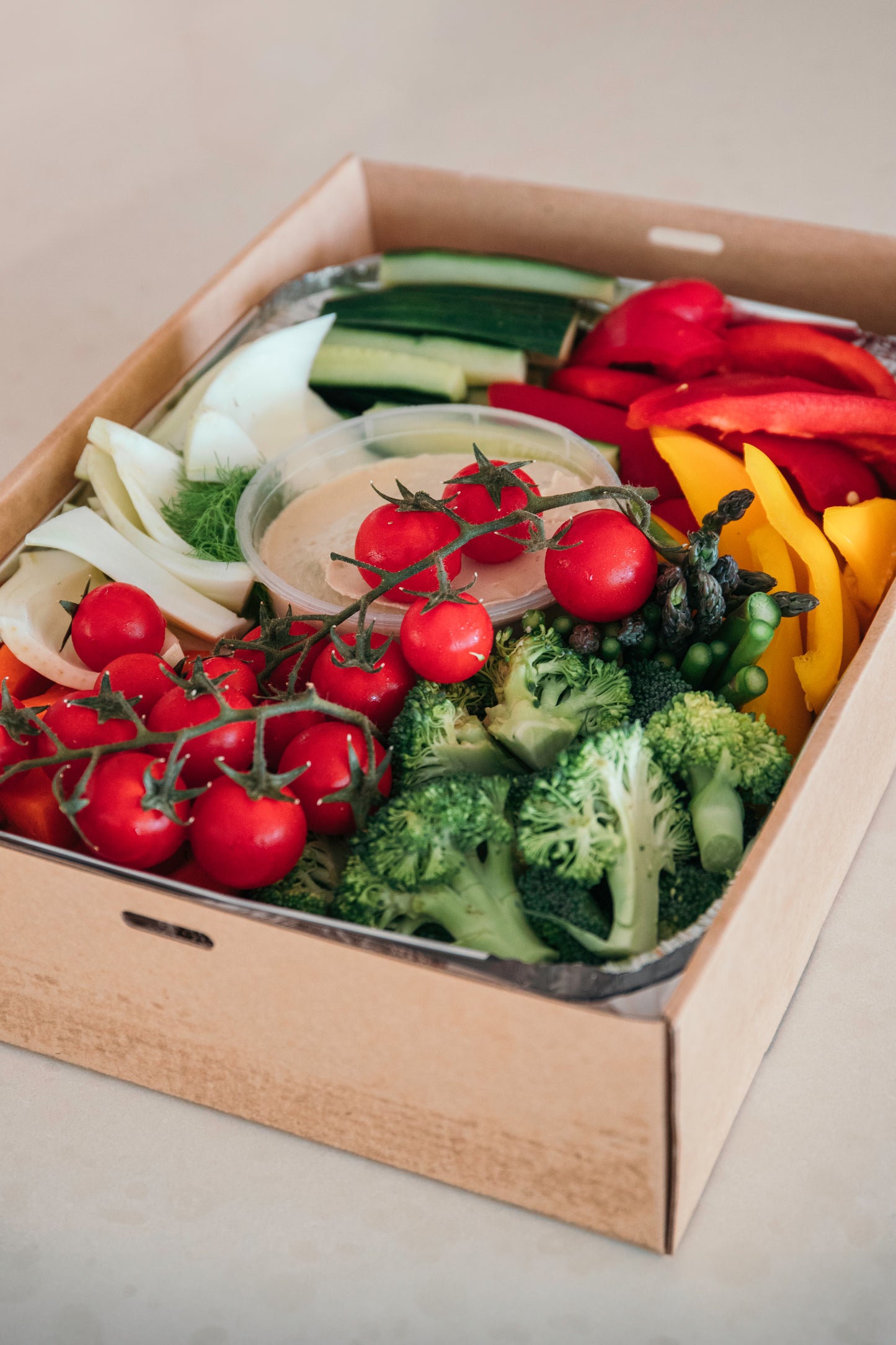 Seasonal Crudites with Baba Ghanoush