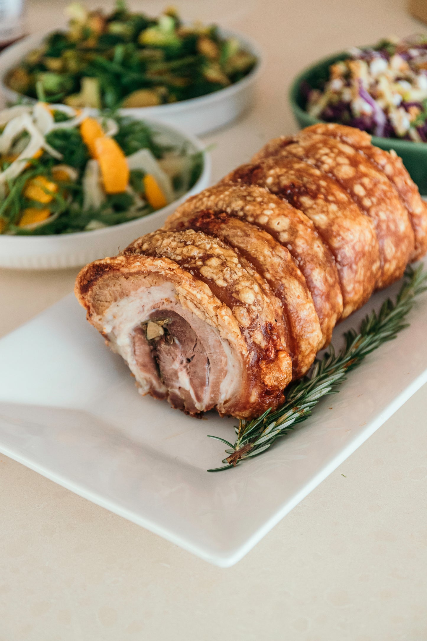Christmas Slow Roasted Italian Rolled Pork Belly