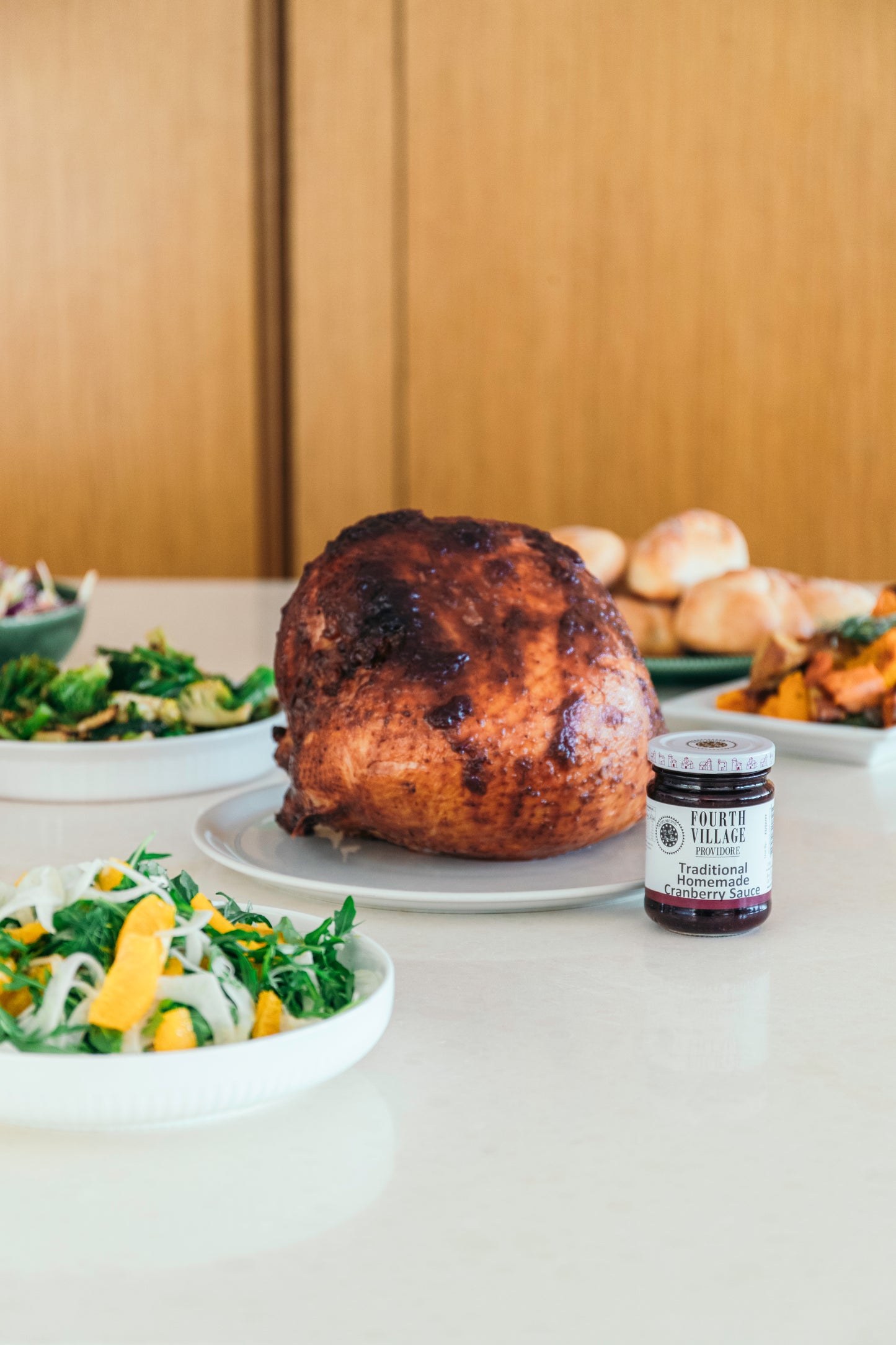 Christmas Whole Slow Roast Cranberry Glazed Turkey Buff