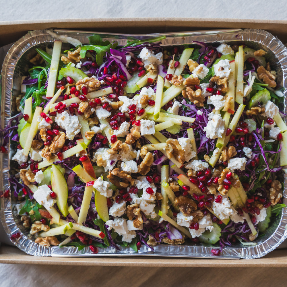 Cabbage, Apple, Celery, Walnut & Feta Salad