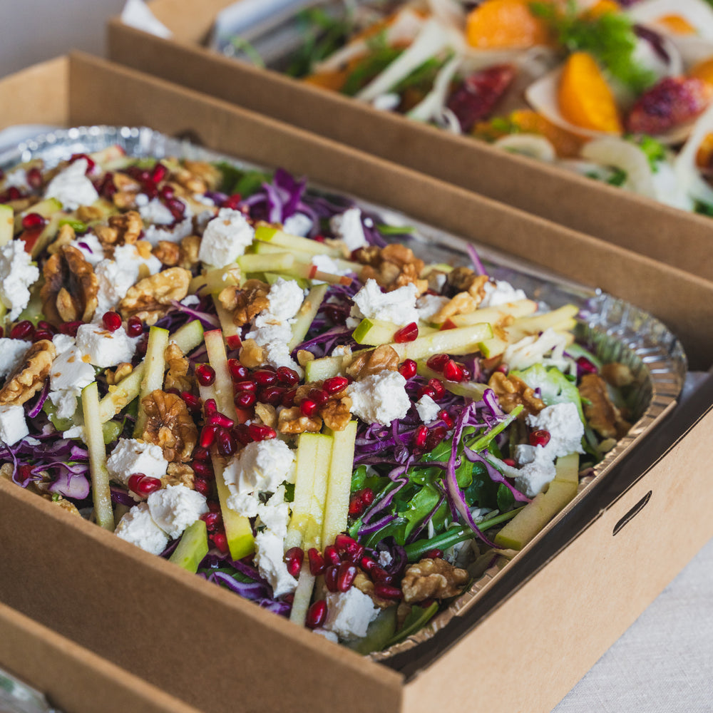 Cabbage, Apple, Celery, Walnut & Feta Salad