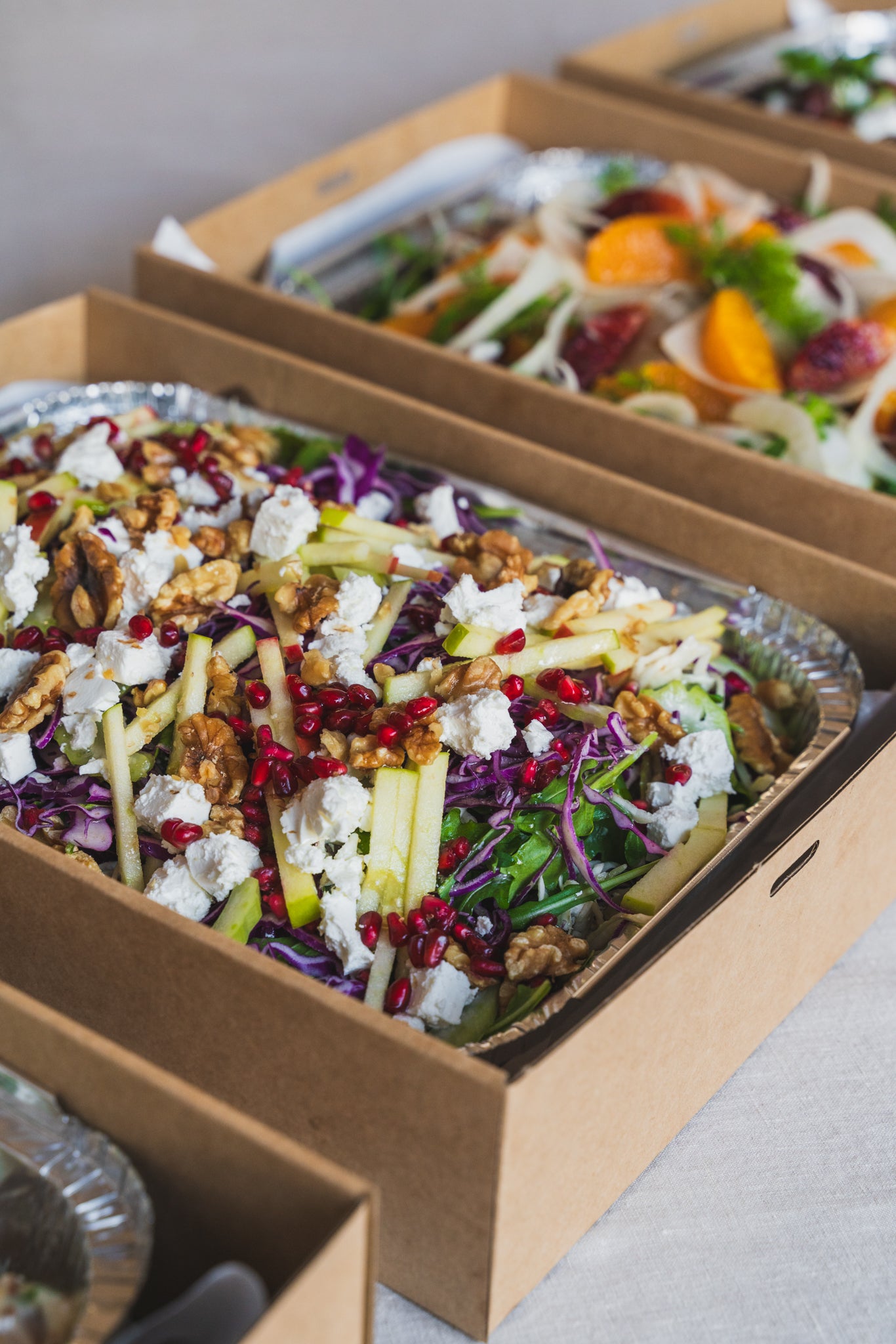 Cabbage, Apple, Celery, Walnut & Feta Salad