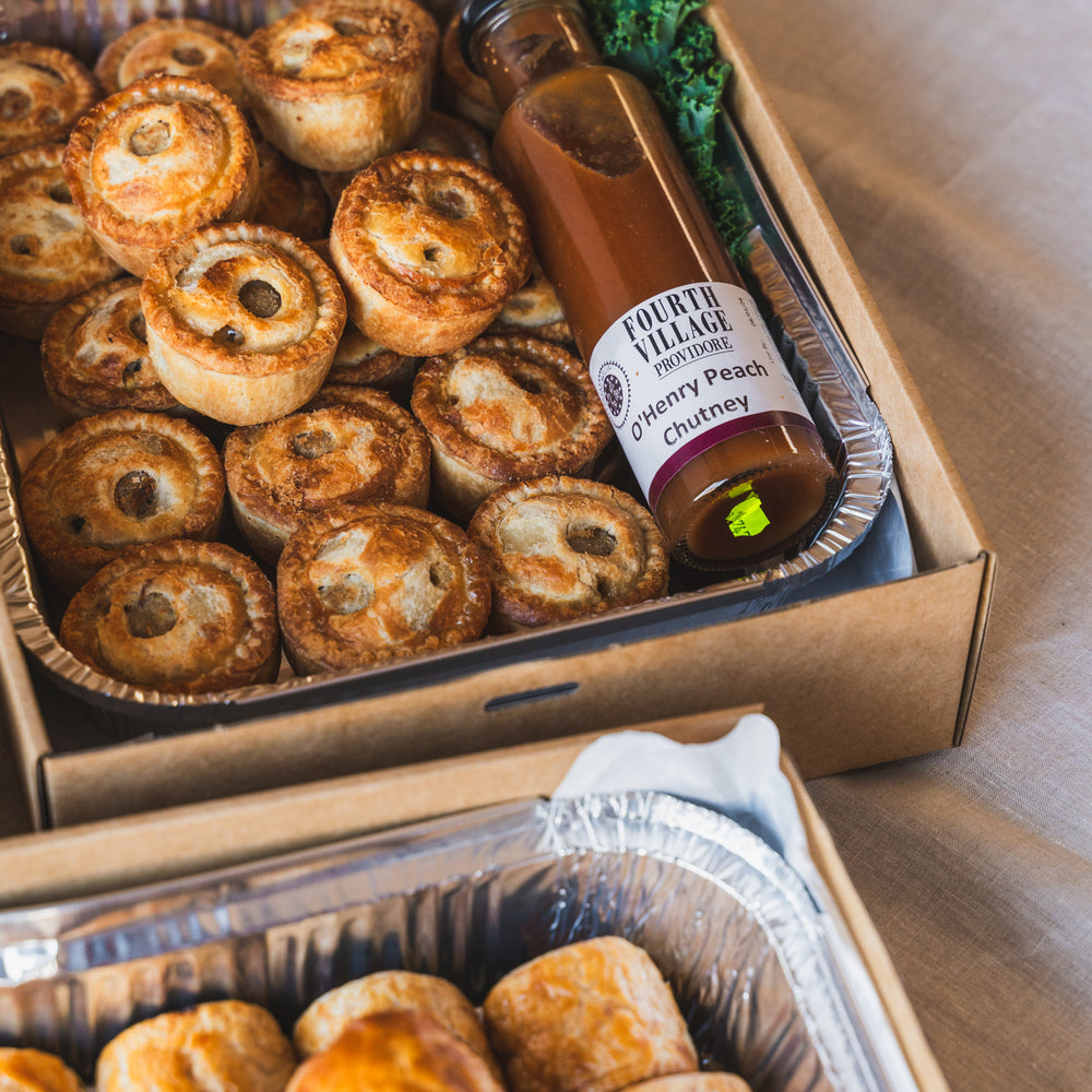 Mini Home Made Pies with House-Made Sauce