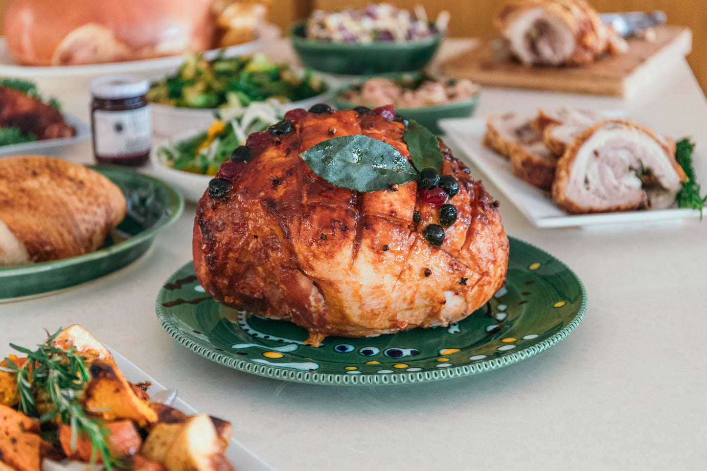 Christmas Half Slow Cooked Apricot Glazed Ham