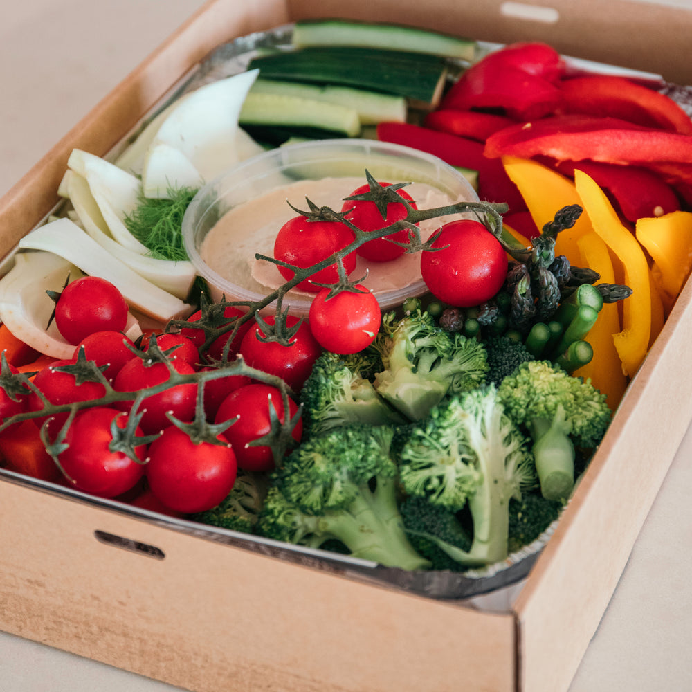 Seasonal Crudites with Baba Ghanoush