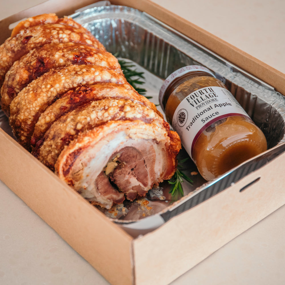 Christmas Slow Roasted Italian Rolled Pork Belly