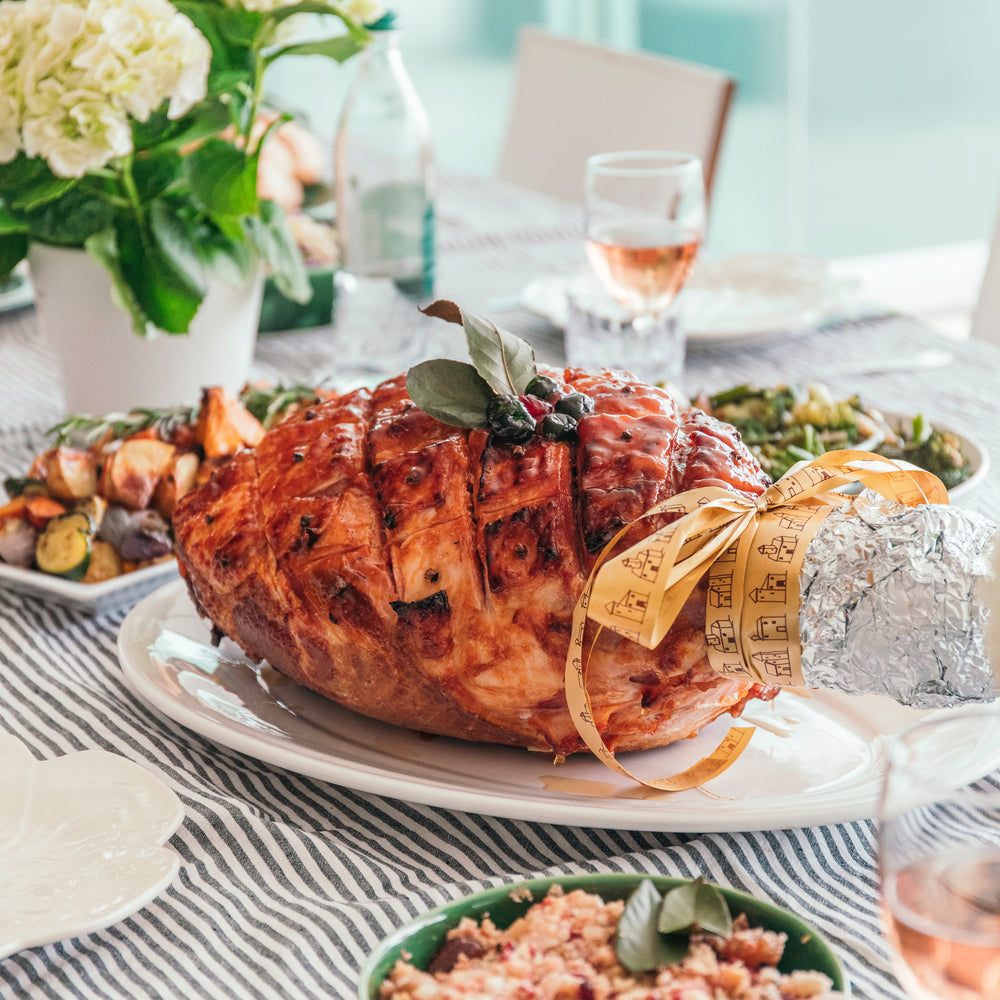 Whole Slow Cooked Apricot Glazed Christmas Leg Ham