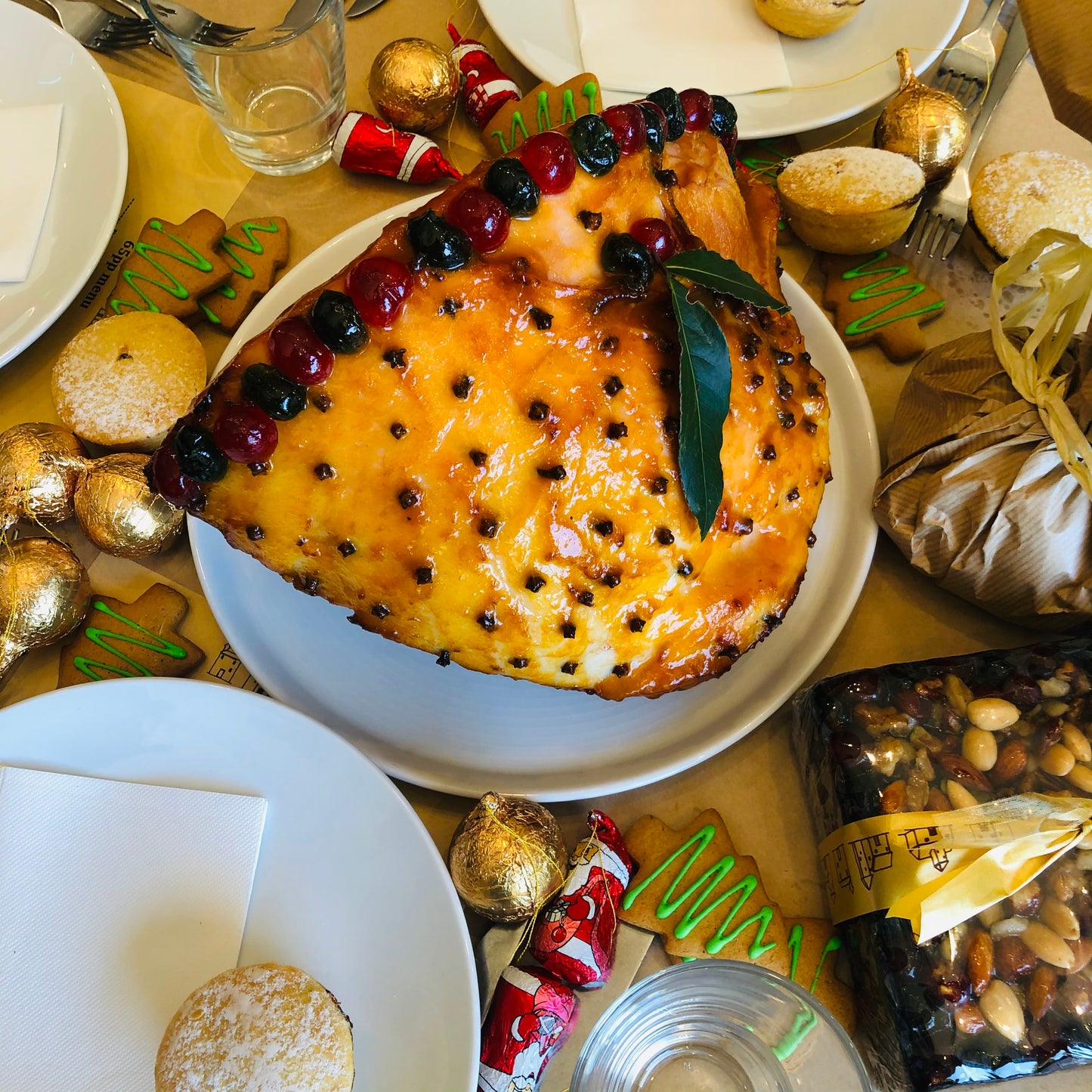 Half Slow Cooked "Apricot Glazed" Ham (CUSHION) *G.F.  (No Bone)